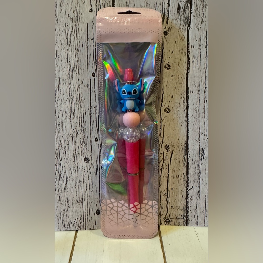 Disney Inspired Handcrafted Stitch Writing Pen Stationery Handmade Gift
